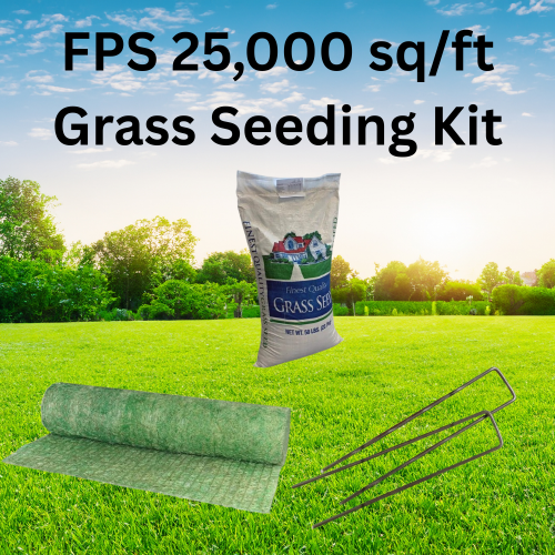 American Excelsior Curlex Erosion Control Blanket - Grass Seeding Kit - 25,000 Sq/Ft